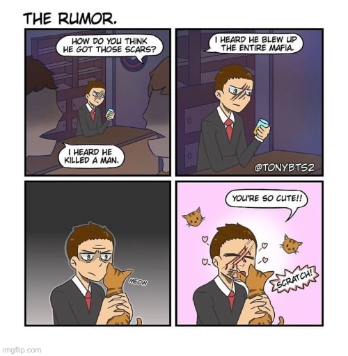 The Rumour by Demilked (Credit in comments) | image tagged in comics,funny,memes,i did not expect that,the rumour,demilked | made w/ Imgflip meme maker