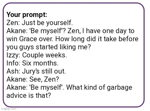 HOW DID THE PROMPT GENERATOR KNOW?? | made w/ Imgflip meme maker