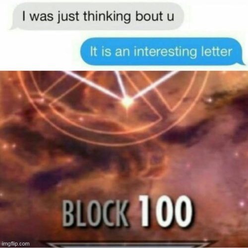 image tagged in block,100,letters,smort,lol,repost | made w/ Imgflip meme maker