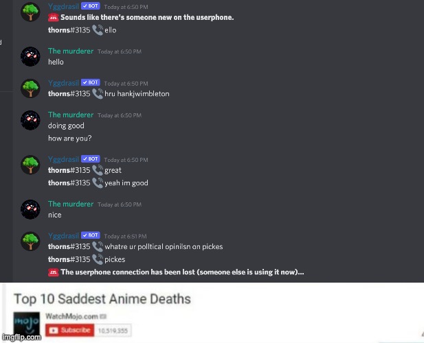 top 10 saddest anime deaths | made w/ Imgflip meme maker