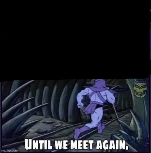 Until we meet again. | image tagged in until we meet again | made w/ Imgflip meme maker