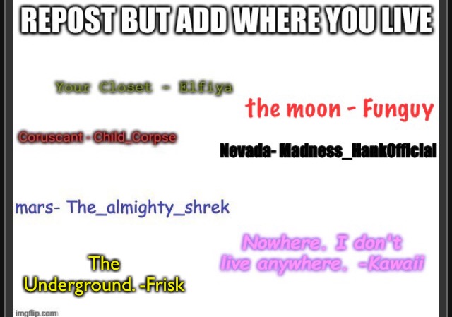 Don’t ask how I got there, it’s a long story. | The Underground. -Frisk | made w/ Imgflip meme maker