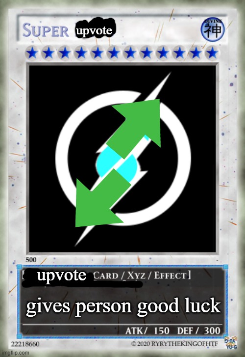 Super NO U UNO Reverse Card | upvote gives person good luck upvote | image tagged in super no u uno reverse card | made w/ Imgflip meme maker