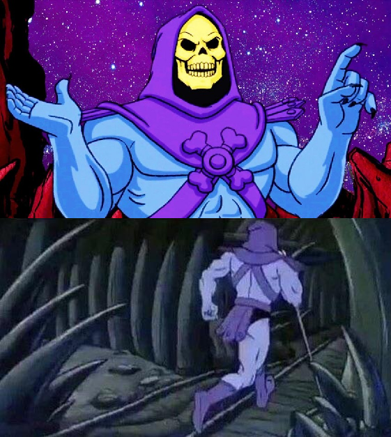 Skeletor's Disturbing Facts Blank Meme Template