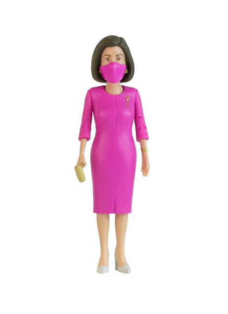 Nancy Pelosi doll mask Blank Meme Template