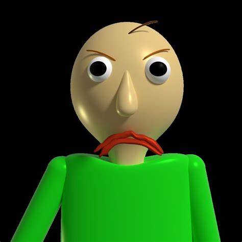 High Quality Angry Baldi Blank Meme Template