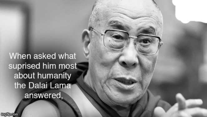New temp | image tagged in when asked what surprised him most about humanity the dalai lama,new template | made w/ Imgflip meme maker