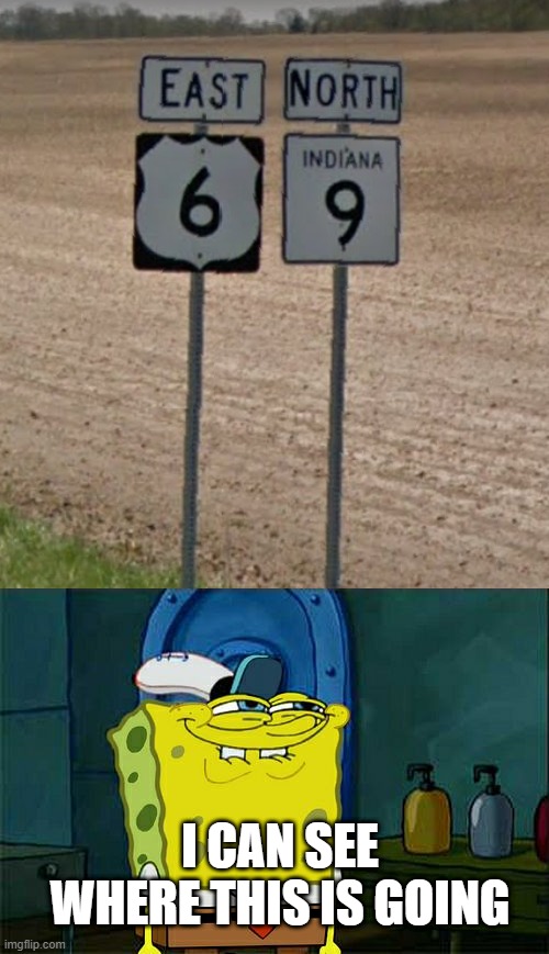 THIS IS NOT TO FAR FROM ME | I CAN SEE WHERE THIS IS GOING | image tagged in memes,don't you squidward,stupid signs,funny signs,69 | made w/ Imgflip meme maker