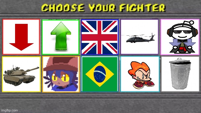 Choose Your Fighter Imgflip