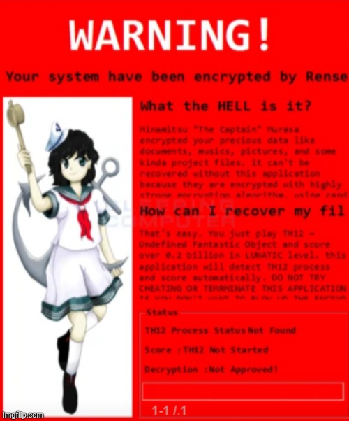 Rensenware Anime Virus! | image tagged in rensenware anime | made w/ Imgflip meme maker