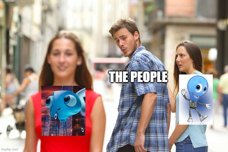 Distracted Boyfriend Meme | THE PEOPLE | image tagged in memes,distracted boyfriend | made w/ Imgflip meme maker