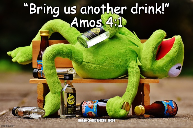 Israel’s Failure to Learn | “Bring us another drink!”
Amos 4:1; Image credit: Alexas_Fotos | image tagged in fat cows | made w/ Imgflip meme maker