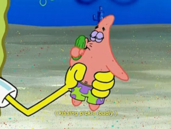 Pickle Smoochers Blank Meme Template