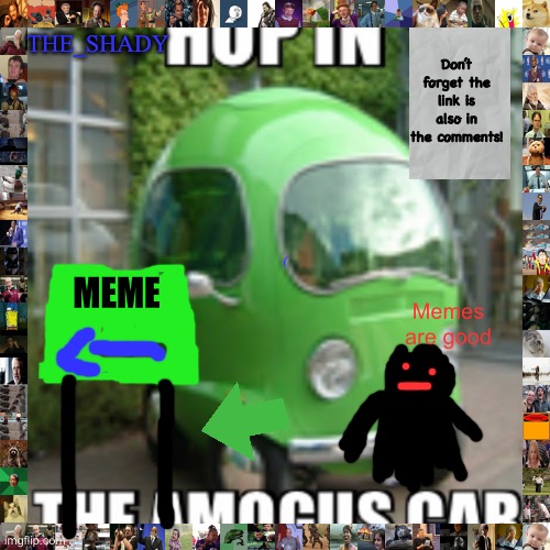 The_shady meme plug Blank Meme Template