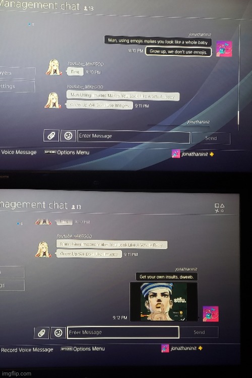 My ps4 arguments | made w/ Imgflip meme maker