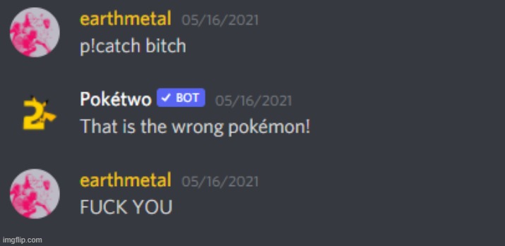 poketwo is corrupt | image tagged in discord,memes | made w/ Imgflip meme maker