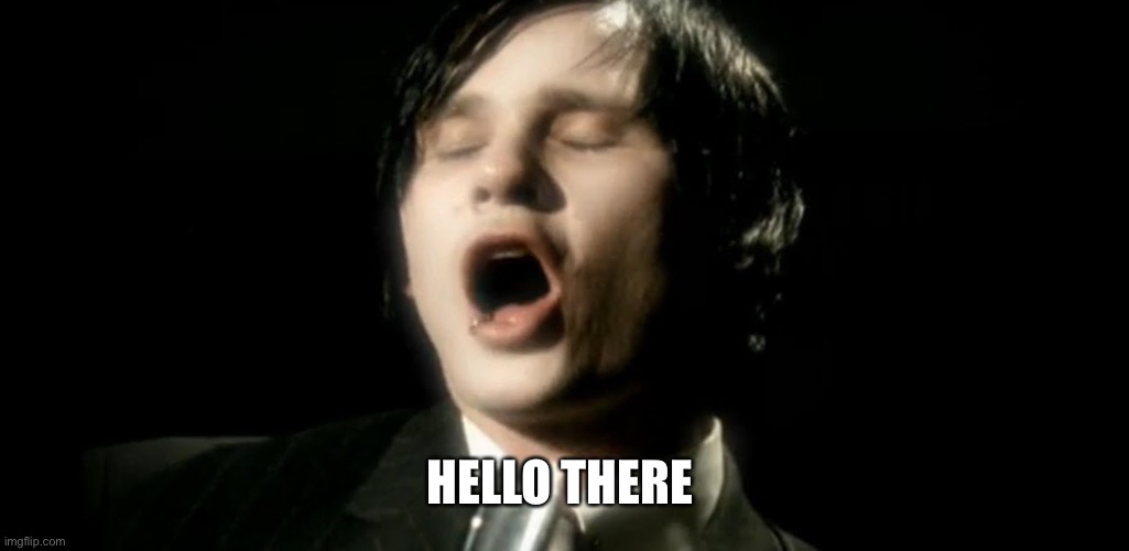 Tom Delonge | HELLO THERE | image tagged in tom delonge | made w/ Imgflip meme maker