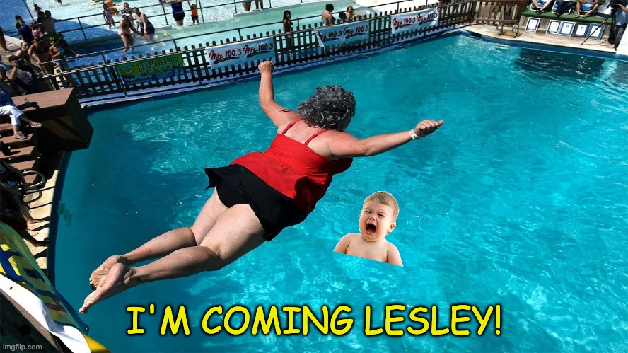 AAAAAHHHHHH | I'M COMING LESLEY! | image tagged in memes,unfunny | made w/ Imgflip meme maker