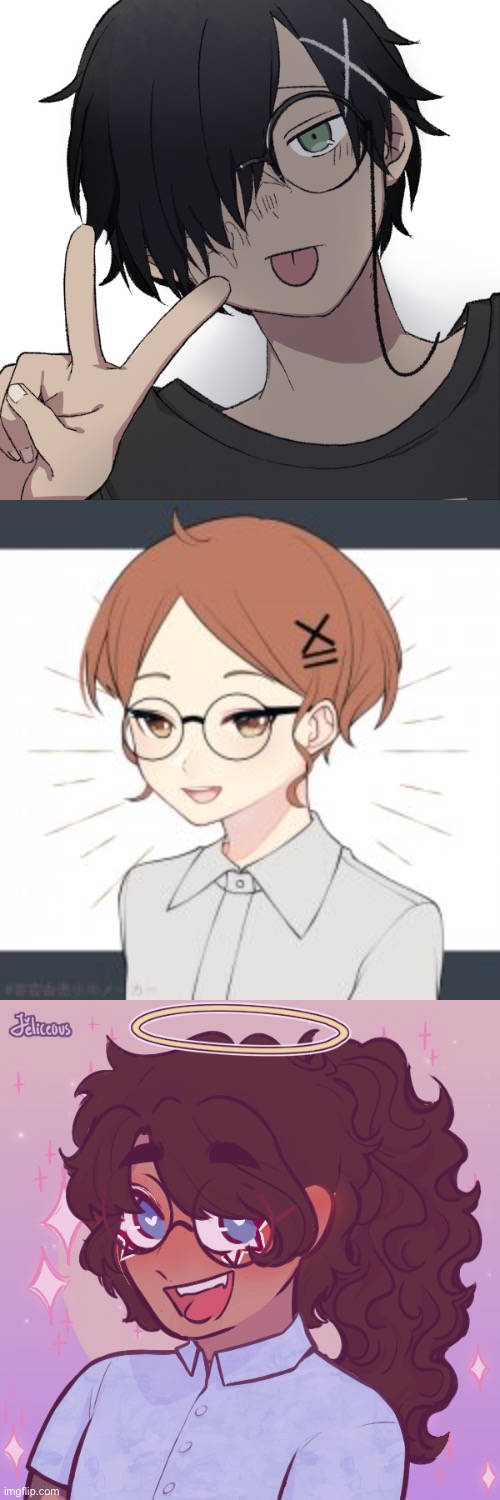 image tagged in kurisu again because i don t make this oc enough,why does kage look so g- | made w/ Imgflip meme maker