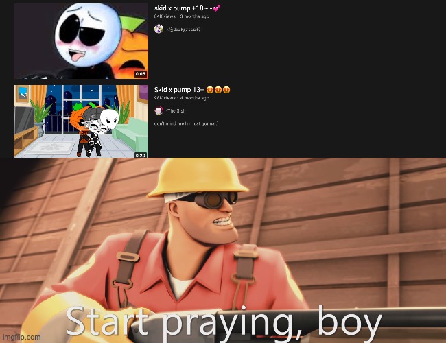 image tagged in start praying boy | made w/ Imgflip meme maker