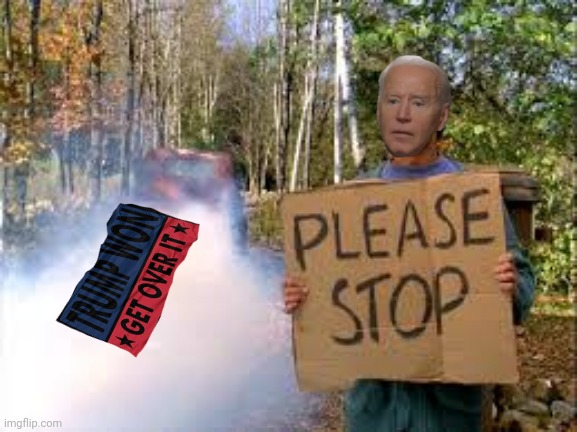 (Inspired by vBackman) | image tagged in funny farm,joe biden,election fraud,trump wins | made w/ Imgflip meme maker
