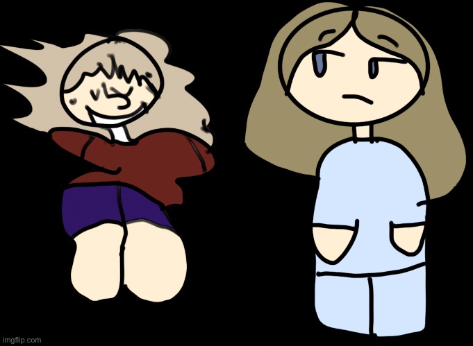 yukie and yachi being sisters - | made w/ Imgflip meme maker