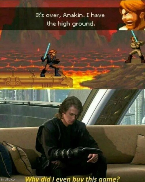 I love star wars | image tagged in star wars,memes,revenge of the sith | made w/ Imgflip meme maker