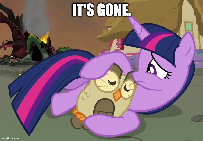 IT'S GONE. | made w/ Imgflip meme maker