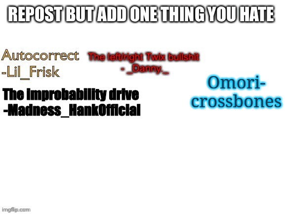 Omori- crossbones | made w/ Imgflip meme maker