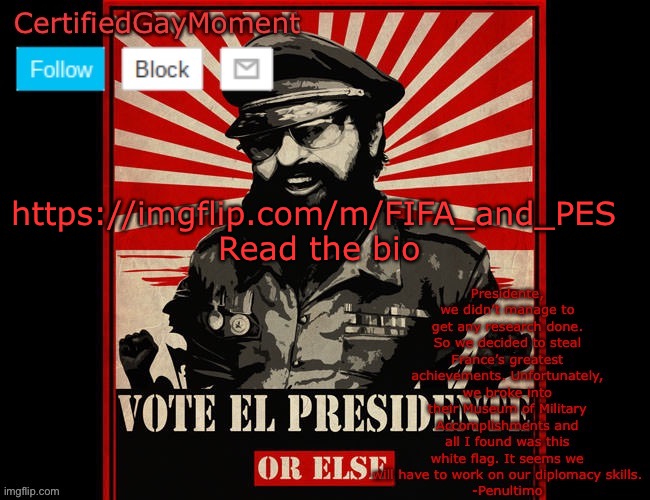CGM template | https://imgflip.com/m/FIFA_and_PES 
Read the bio | image tagged in cgm template | made w/ Imgflip meme maker