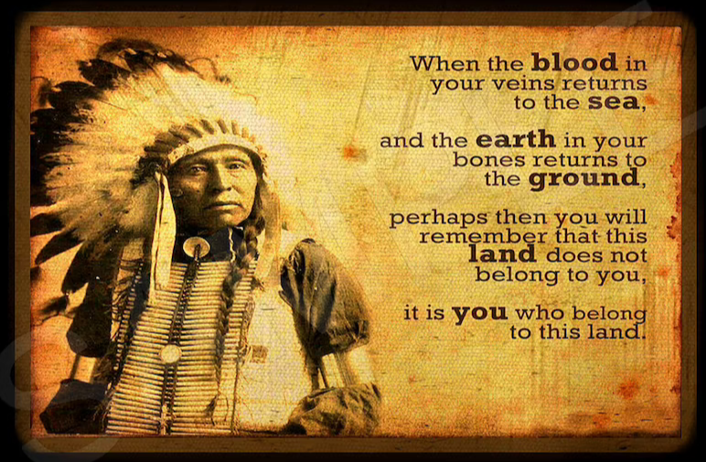 Native American Proverb Blank Meme Template