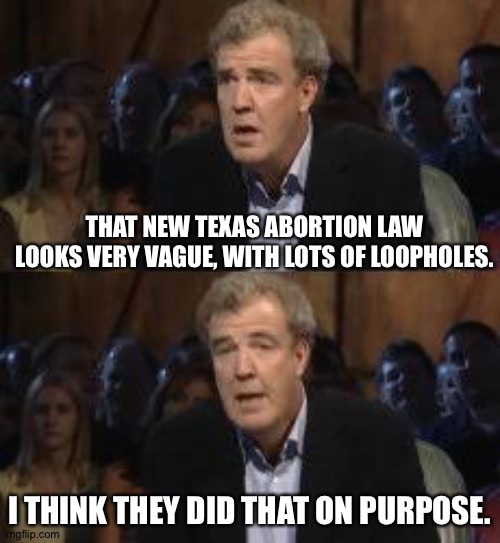 Lots of loopholes | THAT NEW TEXAS ABORTION LAW LOOKS VERY VAGUE, WITH LOTS OF LOOPHOLES. I THINK THEY DID THAT ON PURPOSE. | image tagged in oh no anyway | made w/ Imgflip meme maker