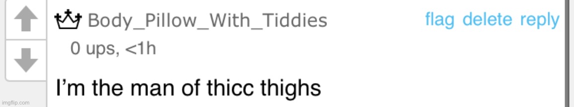 I’m the man of thicc thighs | image tagged in i m the man of thicc thighs | made w/ Imgflip meme maker