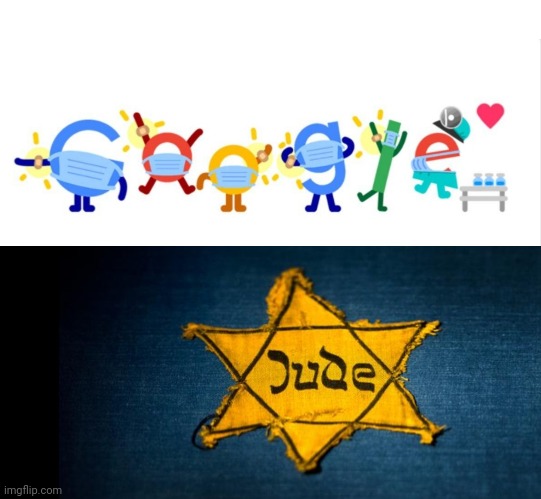 Google Doodle 2021 | image tagged in vaccination,vaccine,google,jew,jews | made w/ Imgflip meme maker