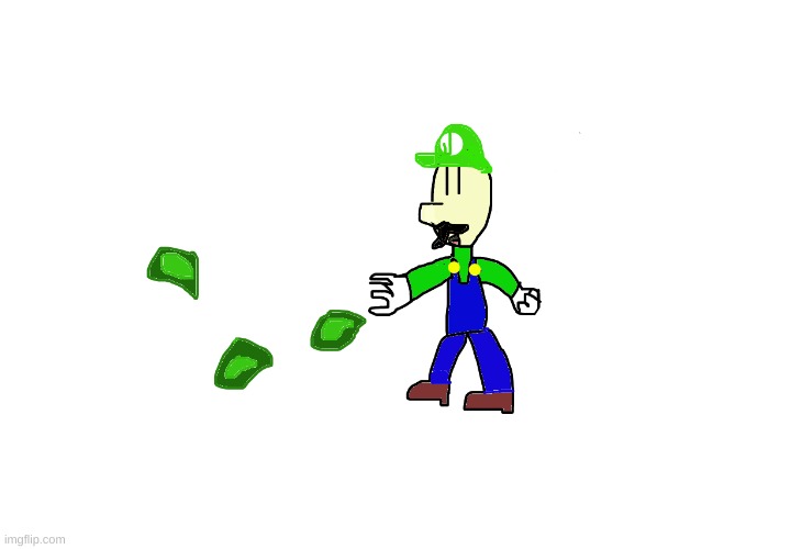Havent posted in a while, So heres Luigi!! | image tagged in luigi | made w/ Imgflip meme maker