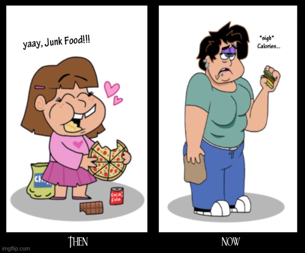 lol | image tagged in comics/cartoons,funny,food,junk food,calories | made w/ Imgflip meme maker