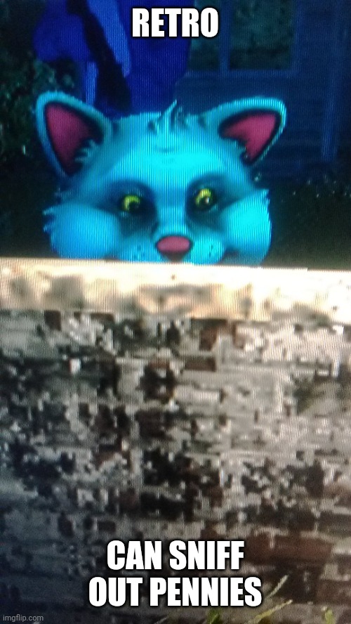 Behold my new furry template based from SR3 XD | RETRO; CAN SNIFF OUT PENNIES | image tagged in saints row the third - retro peeking behind a wall,furry,saints row the third | made w/ Imgflip meme maker