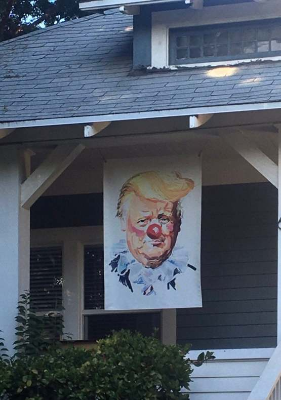Neighbor the artist Trump Blank Meme Template