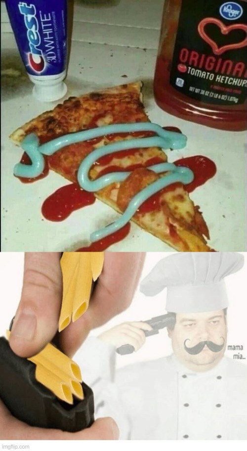 I wish this didn't exist | image tagged in mama mia suicide,pizza,memes,funny,gross | made w/ Imgflip meme maker