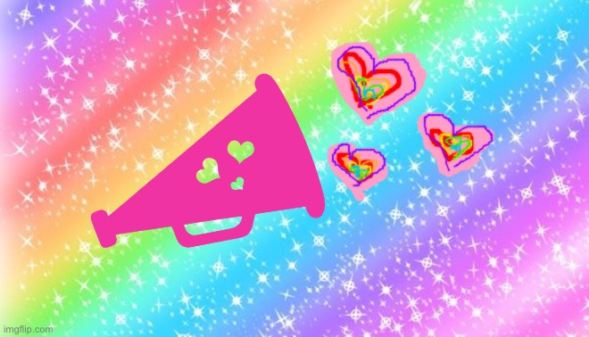 Rainbow Megaphone Background | made w/ Imgflip meme maker