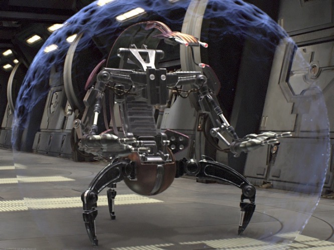Droideka | image tagged in droideka | made w/ Imgflip meme maker