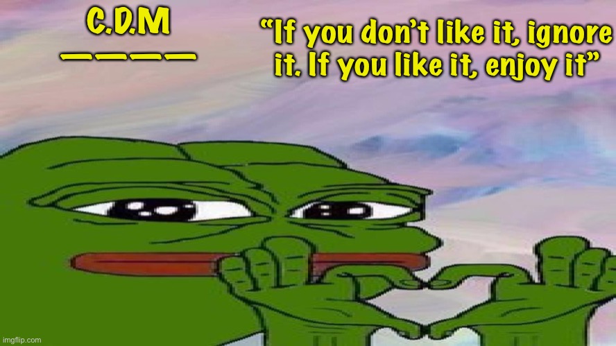 C.D.M Template Blank Meme Template