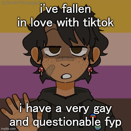 Another Gummyworm picrew, they have a problem | i've fallen in love with tiktok; i have a very gay and questionable fyp | image tagged in another gummyworm picrew they have a problem | made w/ Imgflip meme maker