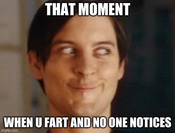 oh wait everyone heard | THAT MOMENT; WHEN U FART AND NO ONE NOTICES | image tagged in memes,spiderman peter parker | made w/ Imgflip meme maker