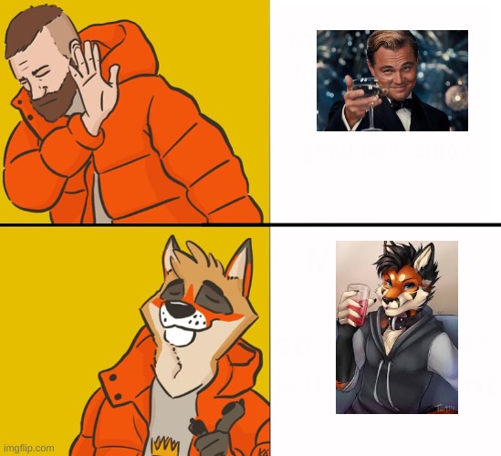 Not my art. Making it a temp. | image tagged in furry drake | made w/ Imgflip meme maker