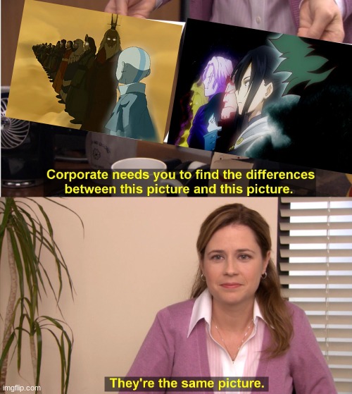 one for all is sussy | image tagged in memes,they're the same picture | made w/ Imgflip meme maker