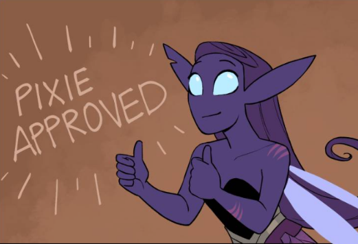 High Quality Pixie Approved Blank Meme Template