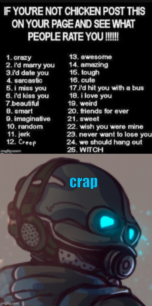 crap | made w/ Imgflip meme maker