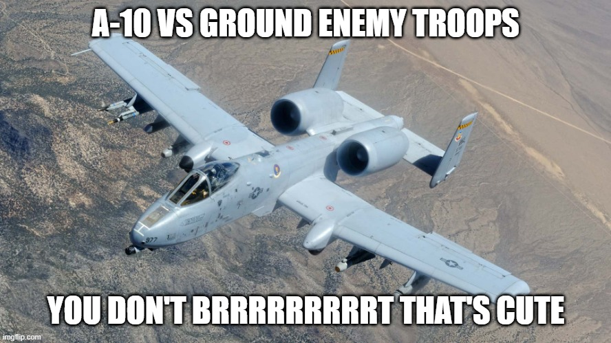 A-10 Blank Meme Template