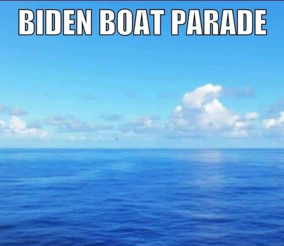 High Quality Biden Boat Parade 2021 Blank Meme Template